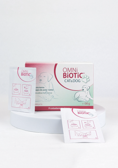 OMNi-BiOTiC® CAT &amp;amp;amp;amp; DOG - zaburzenia trawienia, biegunki i profilaktyka dla zwierząt. Probiotyk dla psa i kota.