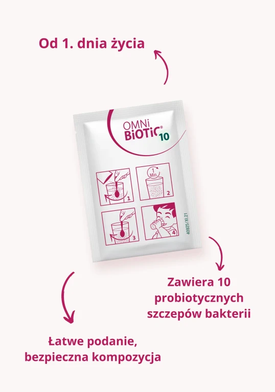 Probiotyk od 1. dnia życia. Probiotyk od urodzenia.