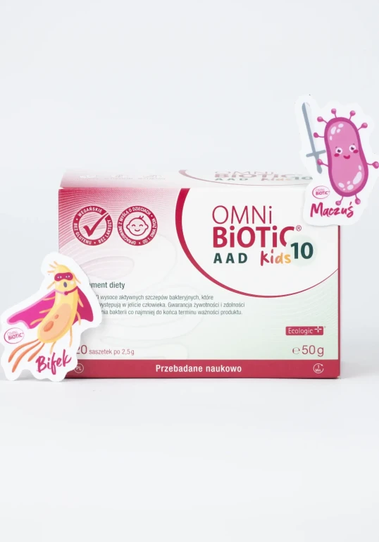 OMNi-BiOTiC® 10 AAD Kids - probiotyk dla dzieci przy antybiotyku