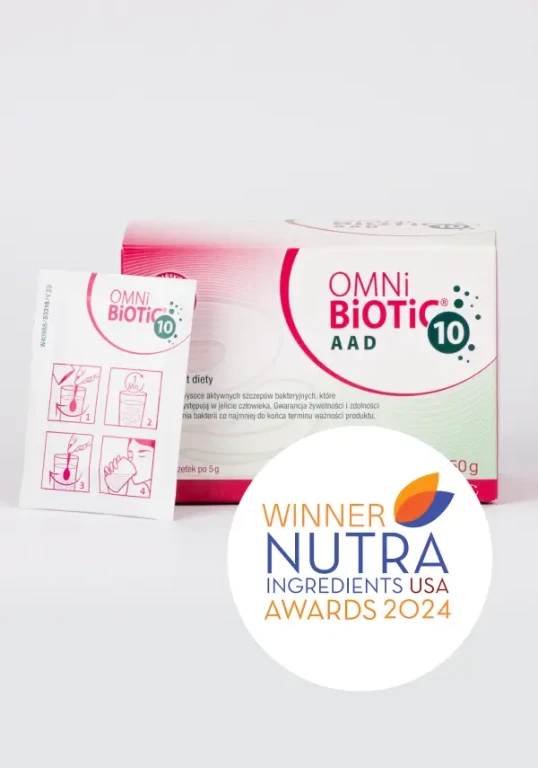 nagroda OMNi-BiOTiC® 10 AAD - wsparcie przy antybiotyku