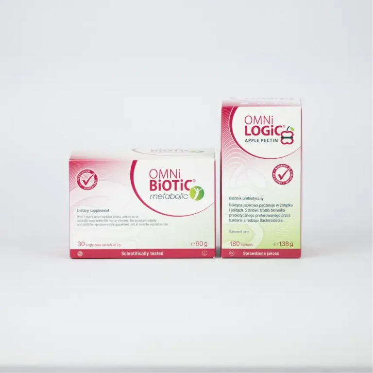 OMNi-BiOTiC® METABOLIC i OMNi-LOGiC® APPLE PECTIN ŁĄCZĄ SIŁY! 