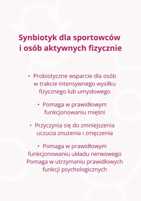 synbiotyk dla sportowców - prawidłowe funkcjonowanie mięśni