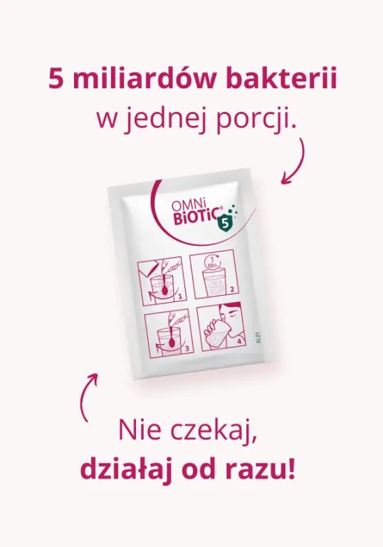 OMNi-BiOTiC® Pro-Vi 5 - wspiera układ odpornościowy saszetka - wygodne użycie
