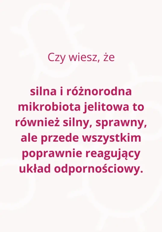 Silna i różnorodna mikrobiota jelitowa z OMNi-BiOTiC® Pro-Vi 5