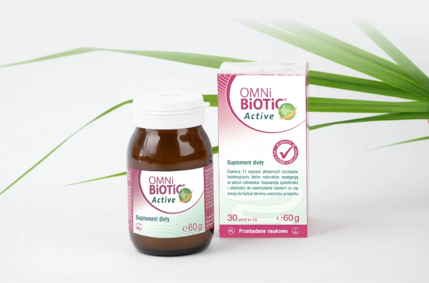 probiotyk dedykowany starszym OMNi-BiOTiC®️ Active