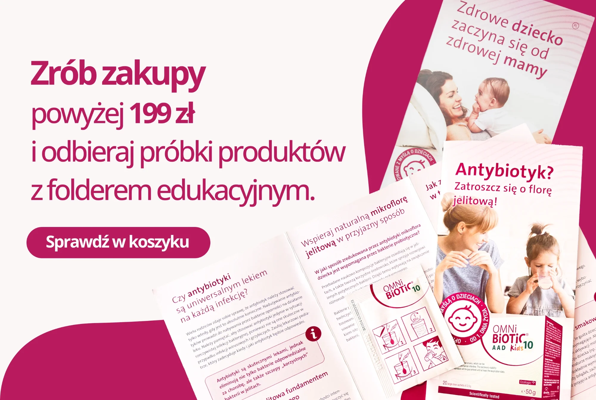 Informacje o próbkach dodawanych do każdego zamówienia powyżej 199 zl w sklepie OMNi-BiOTiC